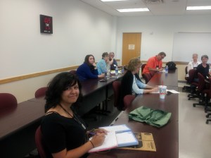 Brainstorming in class.