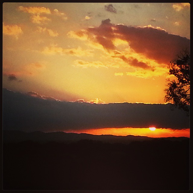 Sunset in Texas Hill Country