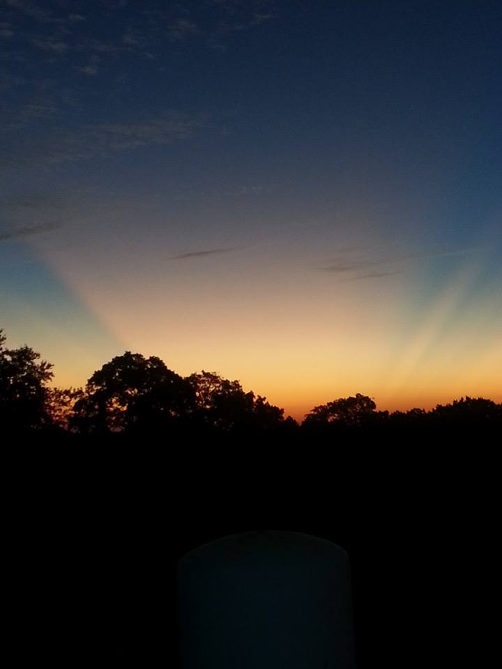 Early evening over Boerne Texas Main Street. during Dickens On Main