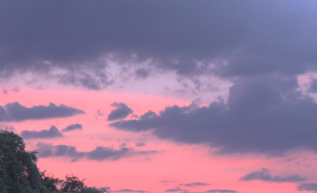 Sunset over Hondo Texas