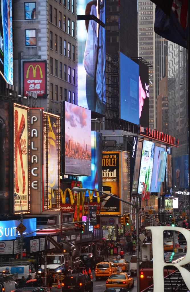 Time Square New York, - view from the M&M store