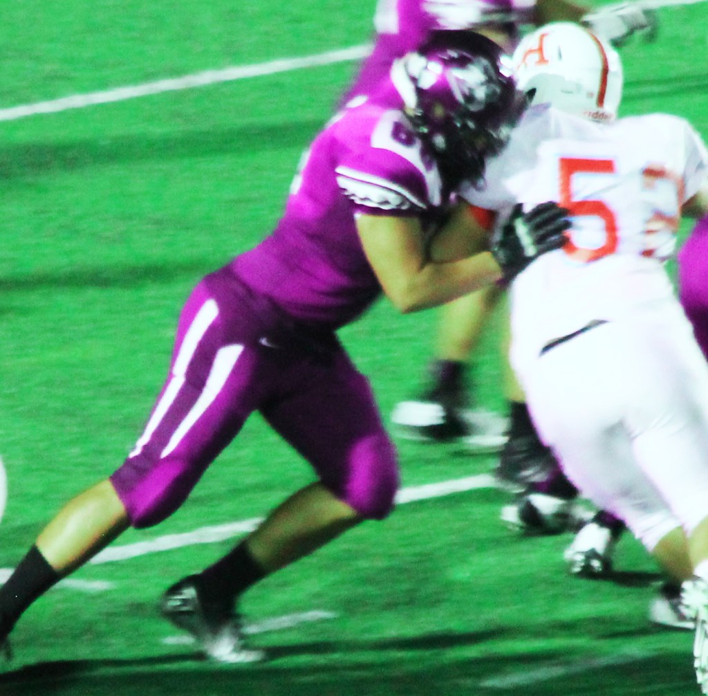 Tate Navarro Defending the line