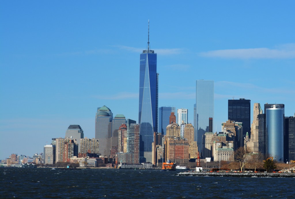Lower Manhattan - I amazes me so many people can live in such a small space. It looks as if it could just fall of the little piece of land.