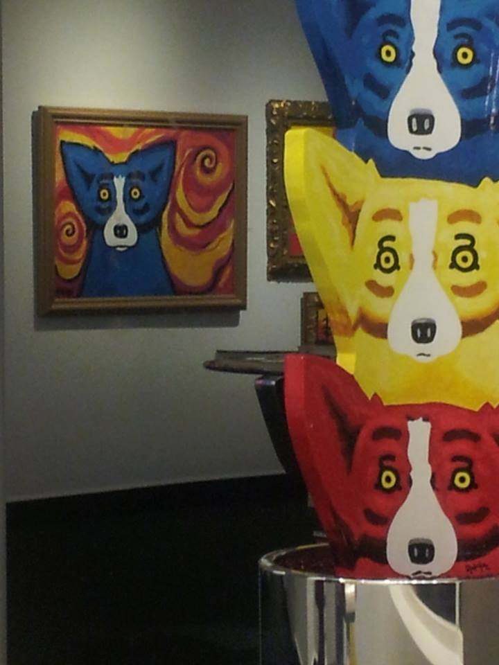 You can't be in New Orleans and not visit George Rodrigue's Blue Dog