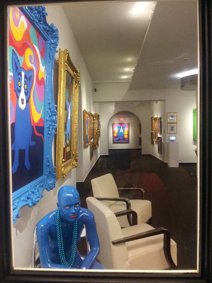 You can't be in New Orleans and not visit George Rodrigue's Blue Dog