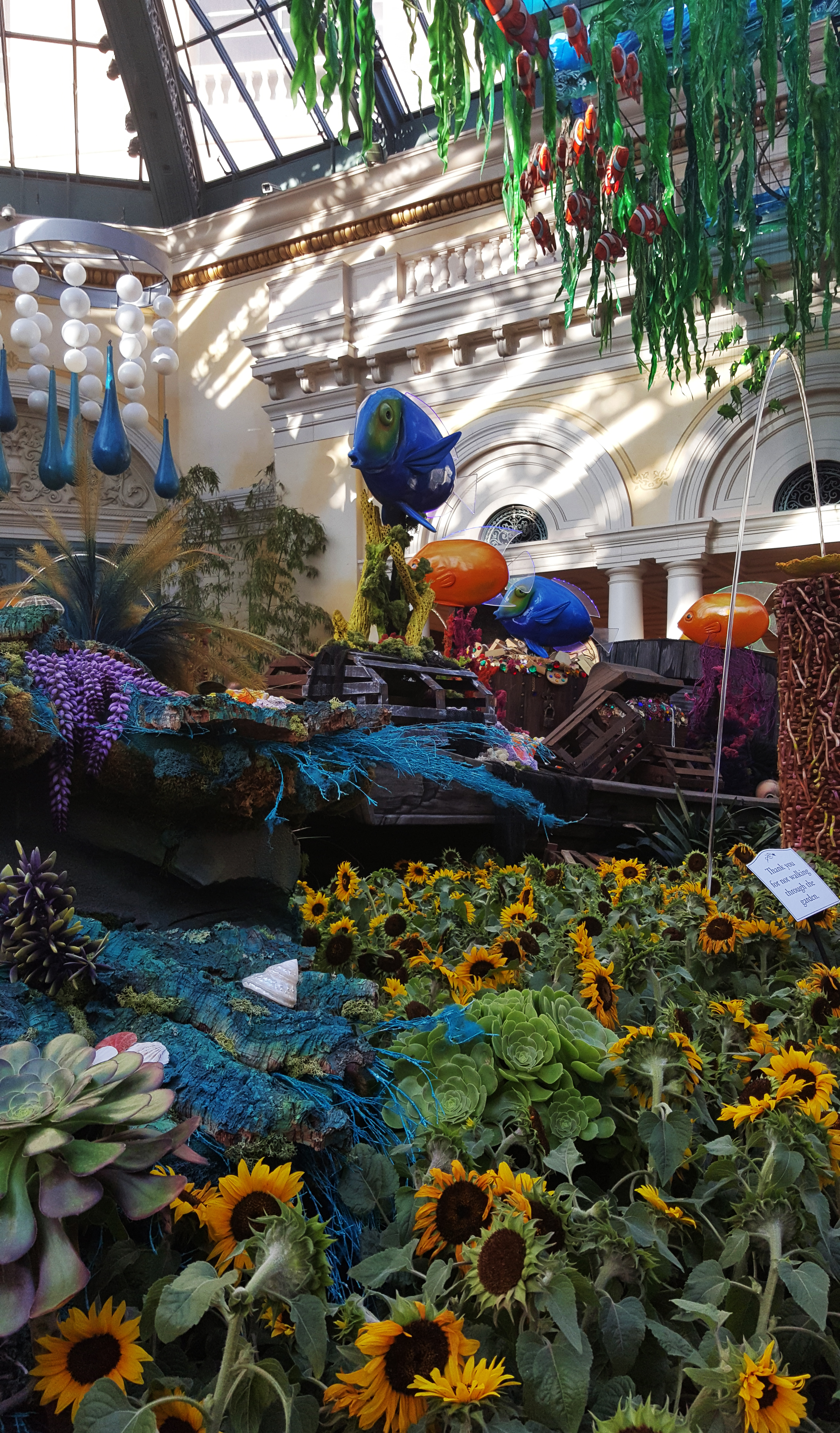 Bellagio in Vegas. Theme - Under the under the Sea with Summer Gardens at the Conservatory & Botanical Gardens
