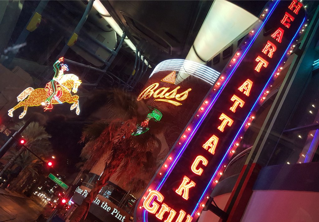 Historical Signage on Fremont in Las Vegas - photo by Jolene Navarro