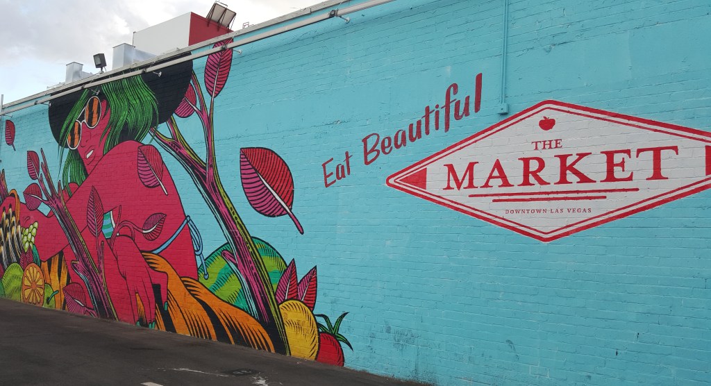 Art on Fremont Another huge mural on Fremont Street in Las Vegas - photo Jolene Navarro