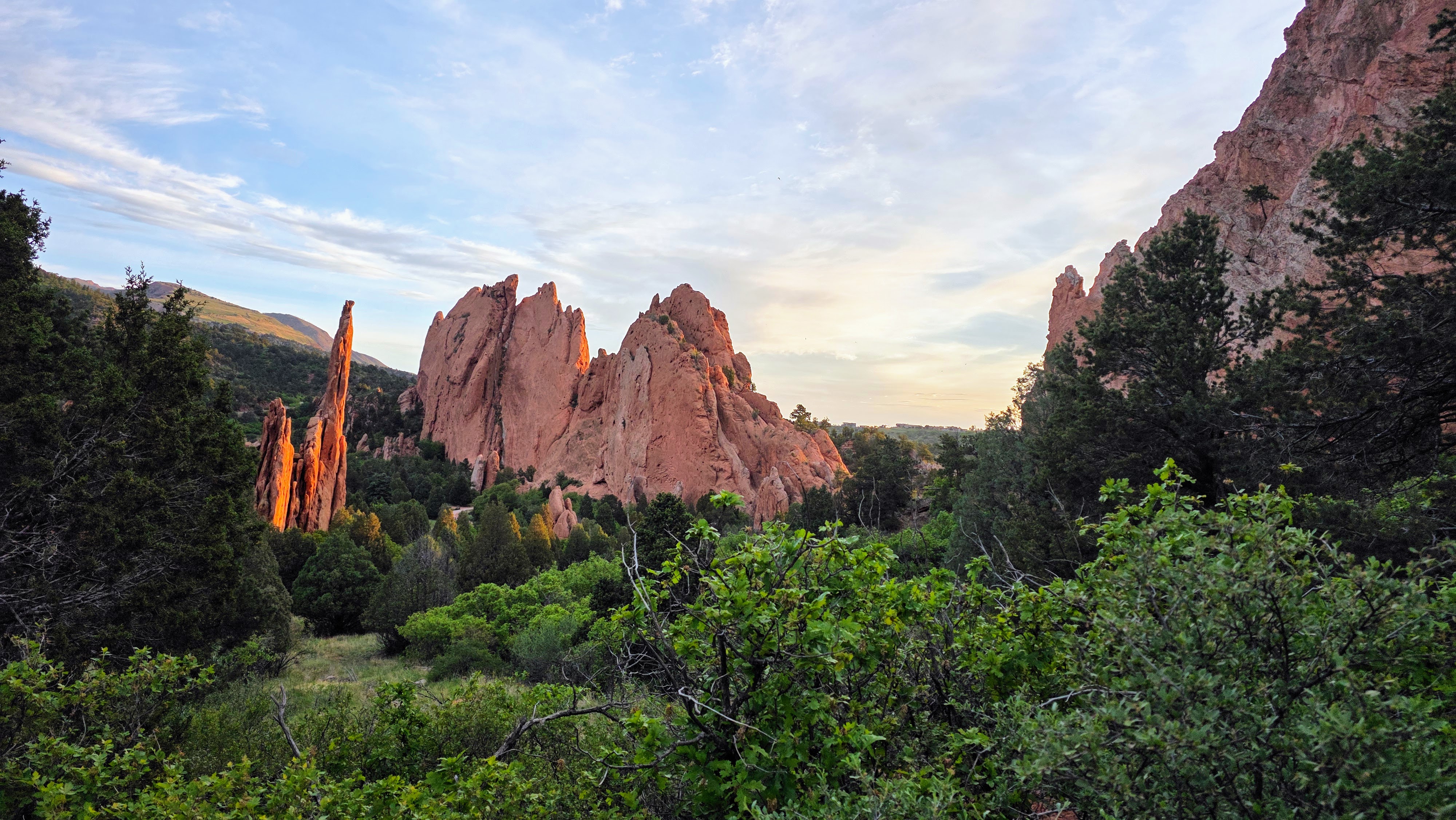 Photo of Garden of the Gods. Photo taken by Jolene Navarro. View from Sleeping Giant of the Tree Graces.